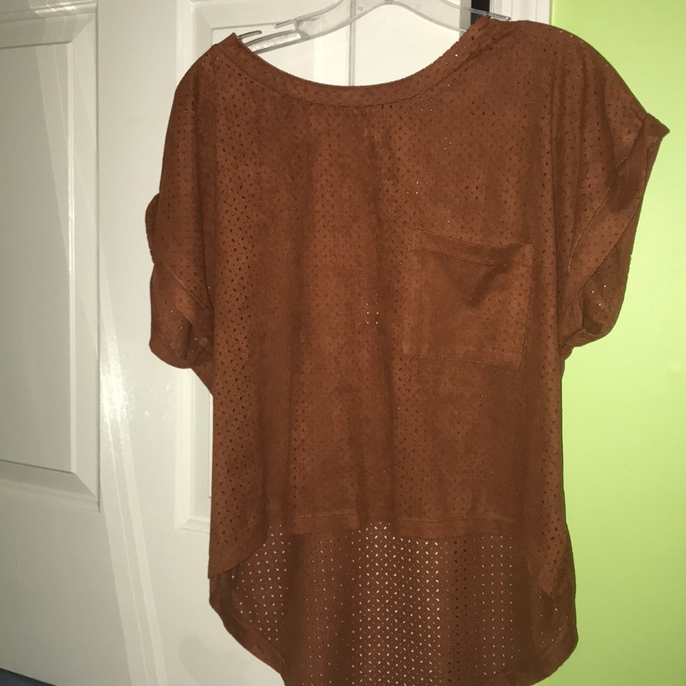 Suede shirt